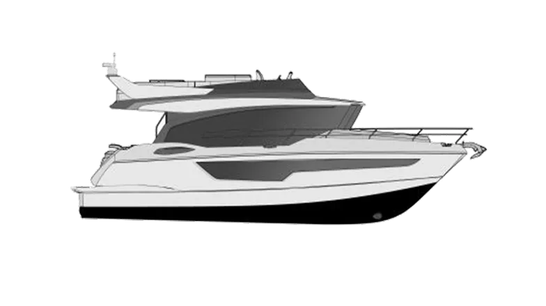 Side View of Oceanwalker 53 yacht