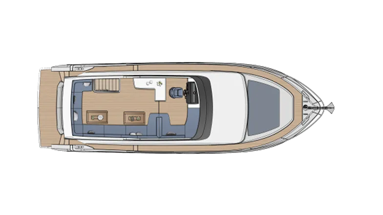 Lower Deck of Oceanwalker 53 yacht