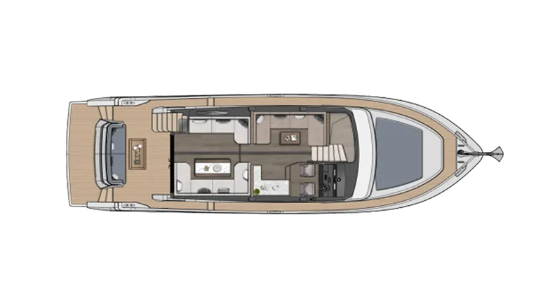 Main Deck of Oceanwalker 53 yacht